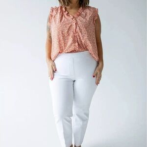 NWT Spanx On-The-Go Ankle Slim Straight Pant With Silver Lining Technology XL